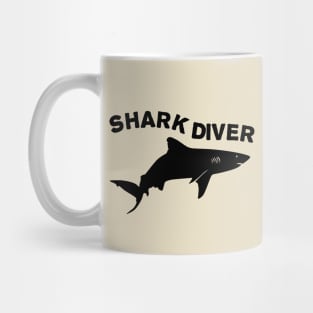 Shark diver Mug